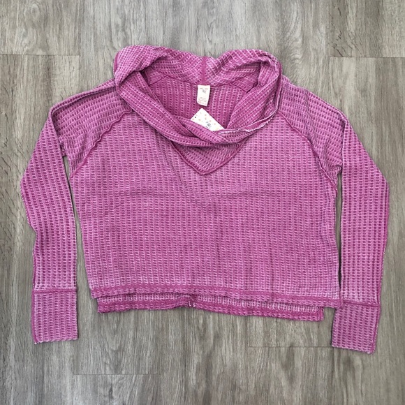 Free People Wild Orchid Wildcat Thermal.Top - Picture 4 of 5